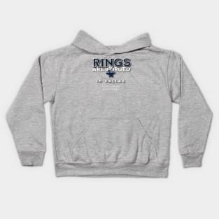 Rings are Forged in Dallas Kids Hoodie